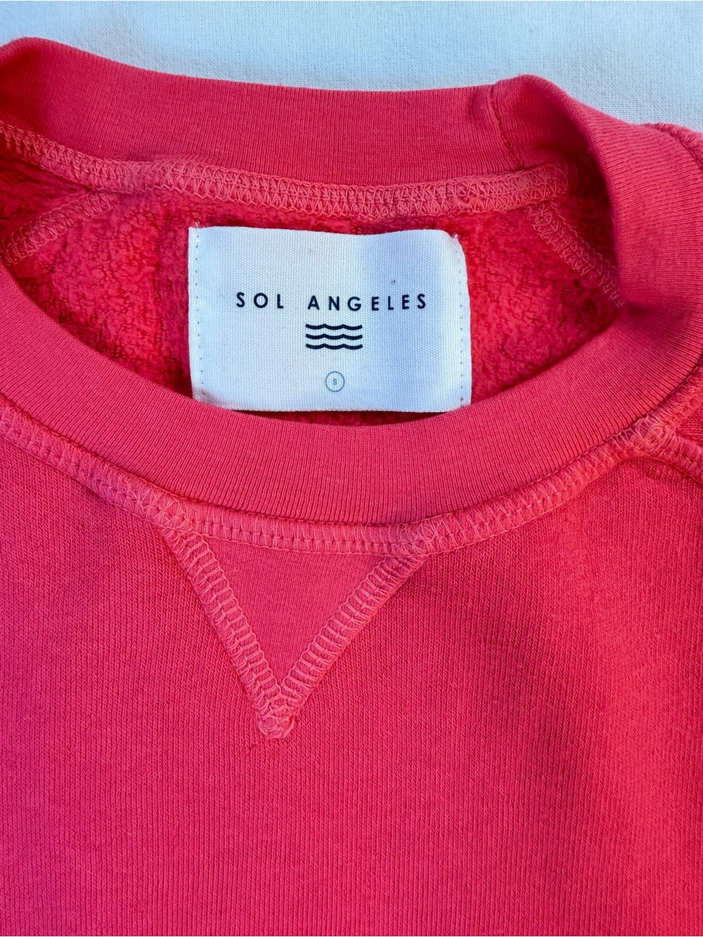Sol Angeles Essential Coastal Waves Crew Neck Cotton Sweatshirt - Picture 2 of 7